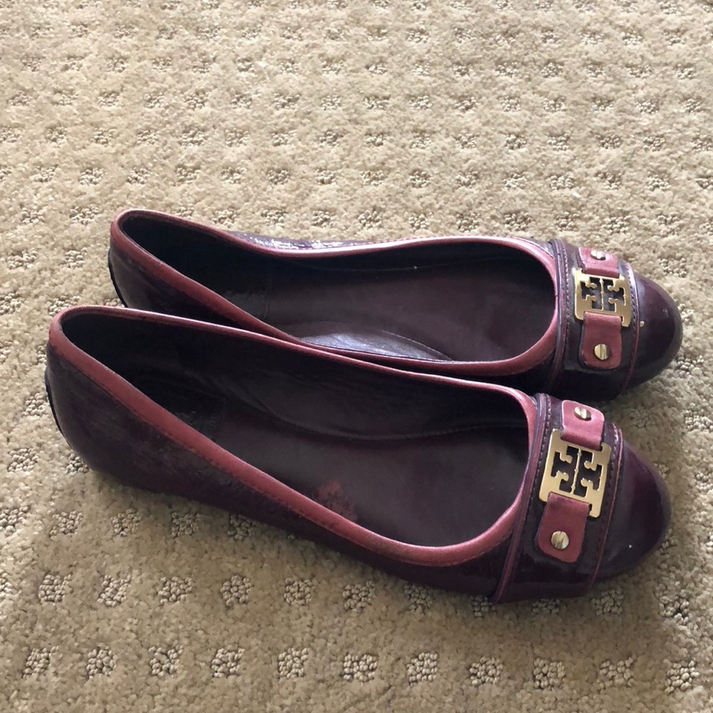 Tory Burch patent flats